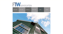 Desktop Screenshot of ftwadvocaten.nl